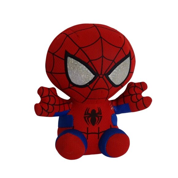 Ty Spider-Man Stuffed Animal Plush Soft Toy Marvel Bean Bag 5.5 inches - Picture 1 of 10
